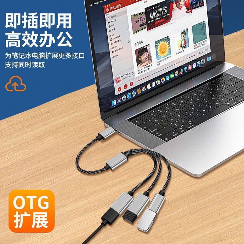 1つの2つの1つの3つのUSBケーブルの接続器はTYPE-Cの雌のハブのコンピュータのUSBの拡張器の卸売りをプラスします。|undefined
