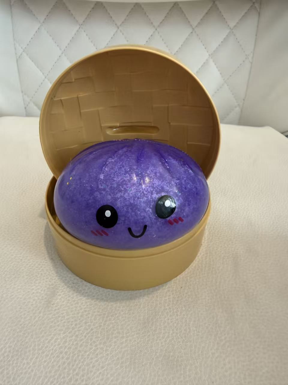 Dumpling Squishies Toy Simulación dumpling pellizco juguete de descompresión dumpling juguete torcido