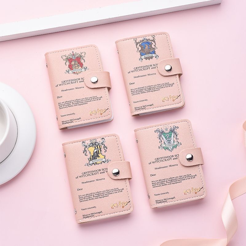 Harry Potter Card Bag Women's Distinctive Large Capacity Multi-card Ultra-thin Anti-degaussing Cute Card Case Small Card Clamp Bag for Men Harry Potter Card Bag Women's Distinctive Large Capacity Multi-card Ultra-thin Anti-degaussing Cute Card Case Small Card Clamp Bag for Men