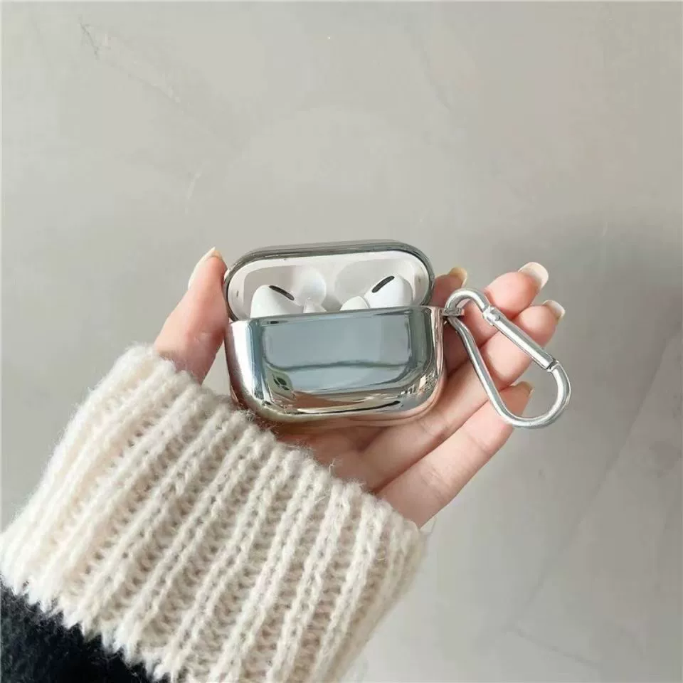 Яблоко, совместимые наушники, серебристый защитный чехол Pro, 2, bluetooth, pro2