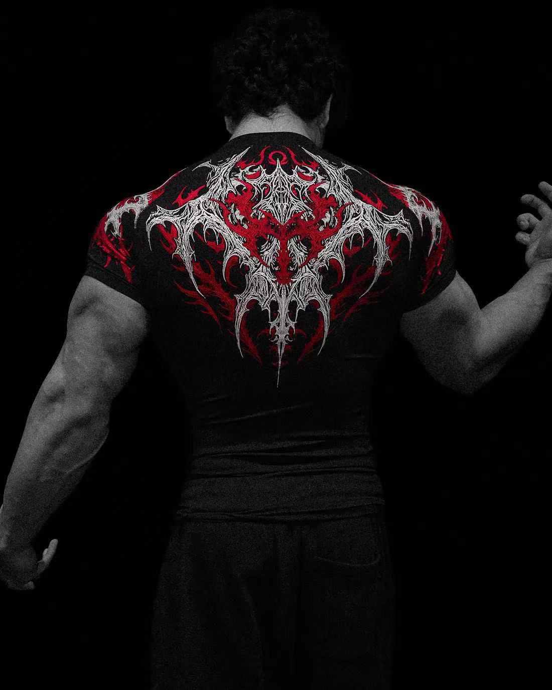 Breathedivinity Venom Purgatory Quick-Dry Short-Sleeve Fitness Sports Shapewear Compression Shirt For Men And Women 008_viptrois.com
