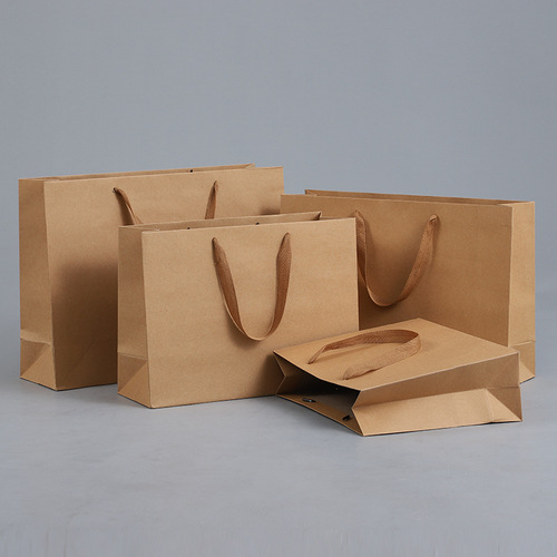 Cowhide clothing store bag paper bag gift bag gift bag tea shoes hand bag hand bag wholesale