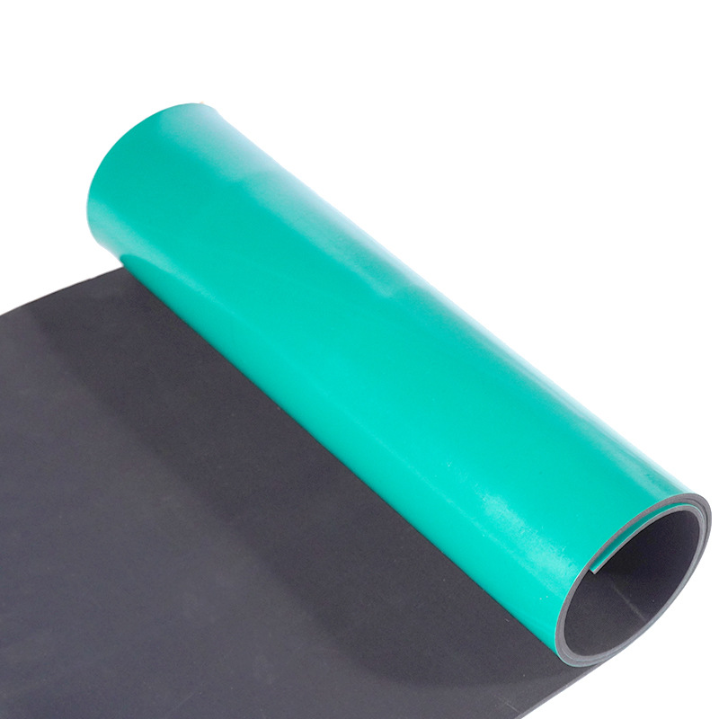 定制绿色复合防静电橡胶板5mm防静电台垫工作垫防静电皮垫桌垫