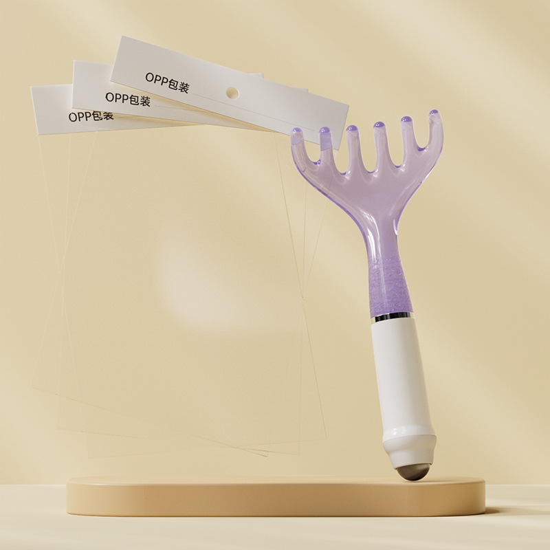 Pein de cuerno de ciervo, rastrillo pequeño, masaje de cinco dedos, peinado de cabello, garra de agarre del cuero cabelludo, meridianos, tratamiento de la cabeza, artefacto de rastrillo de músculos faciales caseros