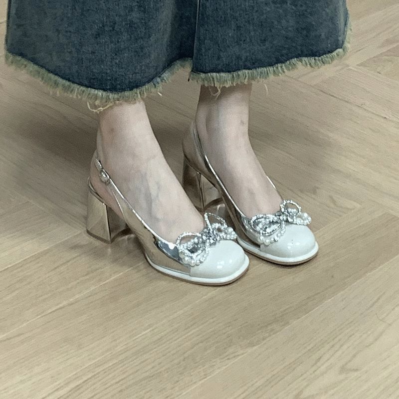 百搭凉鞋女外穿拼色高颜值仙女风2025年夏季新款时尚超仙玛丽珍鞋