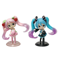 初音未来系列樱花初音雪花幽灵初音手办公仔蛋糕烘焙装饰摆件礼物