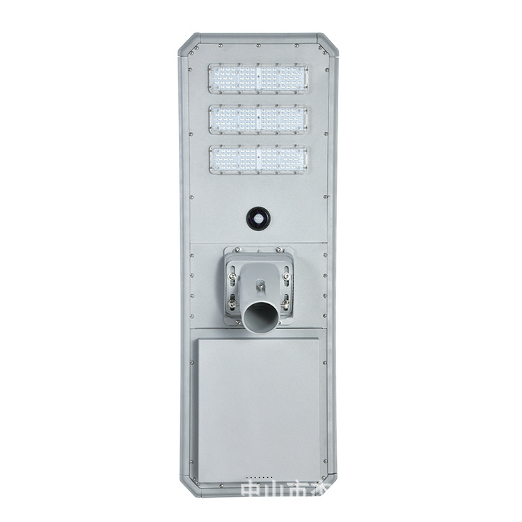 Lámpara Solar de Aluminio con Sensor de Movimiento, Lámpara de Jardín Integrada, Impermeable, 100w200w, Lámpara de Calle IP65