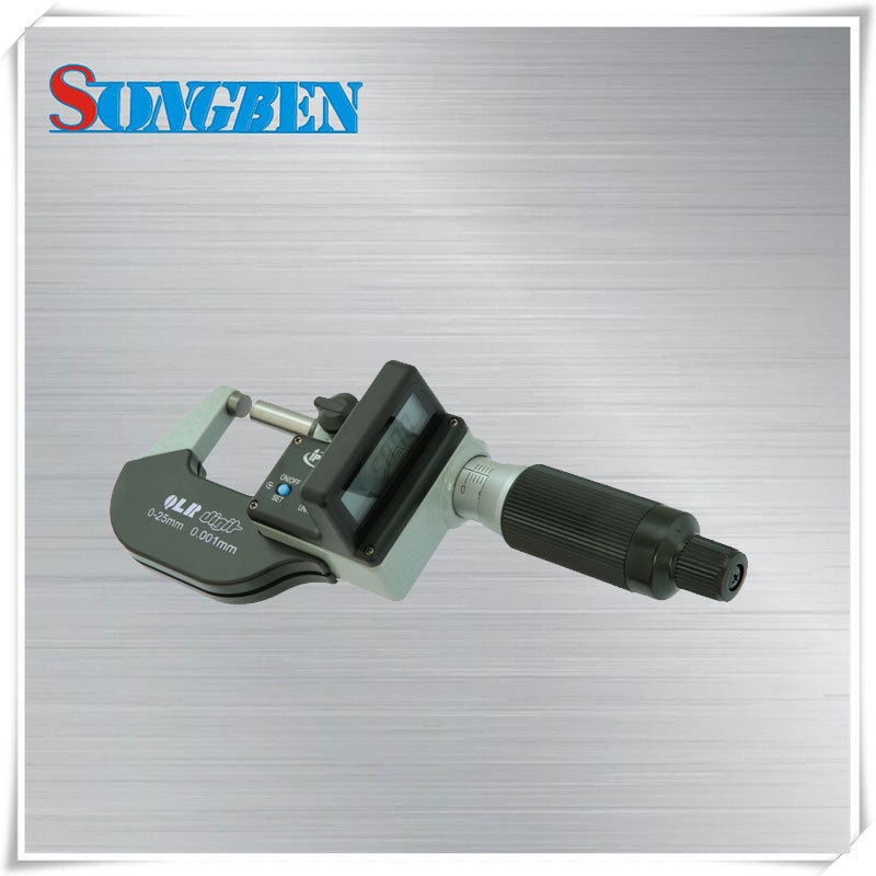 青量电子立式千分尺平测量面0-25mm外径千分尺247-01-410