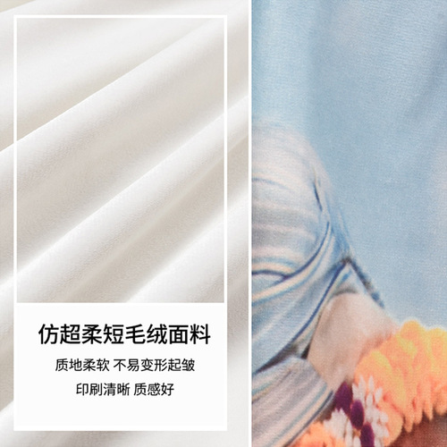 Pillow printed gifts with pictures and logo printed on sofa cushions diy Christmas cross-border animation wedding pillow pillowcases