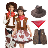 Джинсовый комплект подходит для мужчин и женщин для детей и взрослых, xэллоуин, семейный стиль