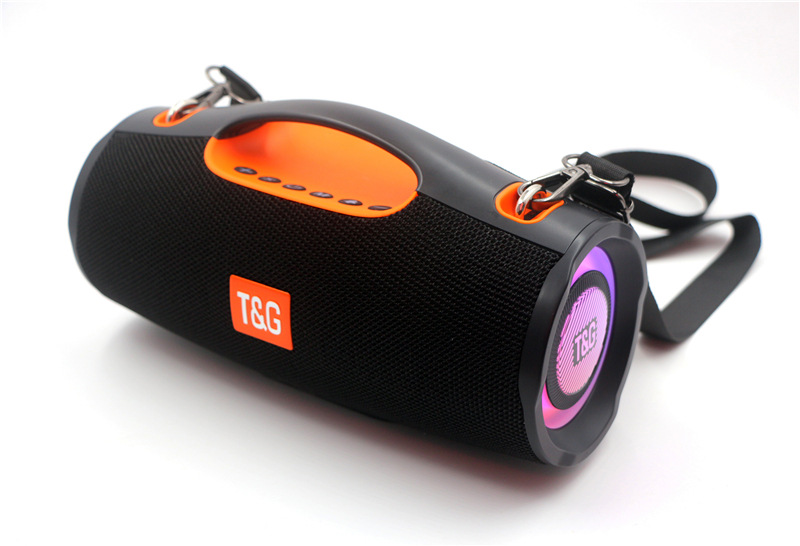 Transfronterizo TG437 portable altavoz Bluetooth 20W portátil iluminación portátil LED TWS subwoofer audio Bluetooth