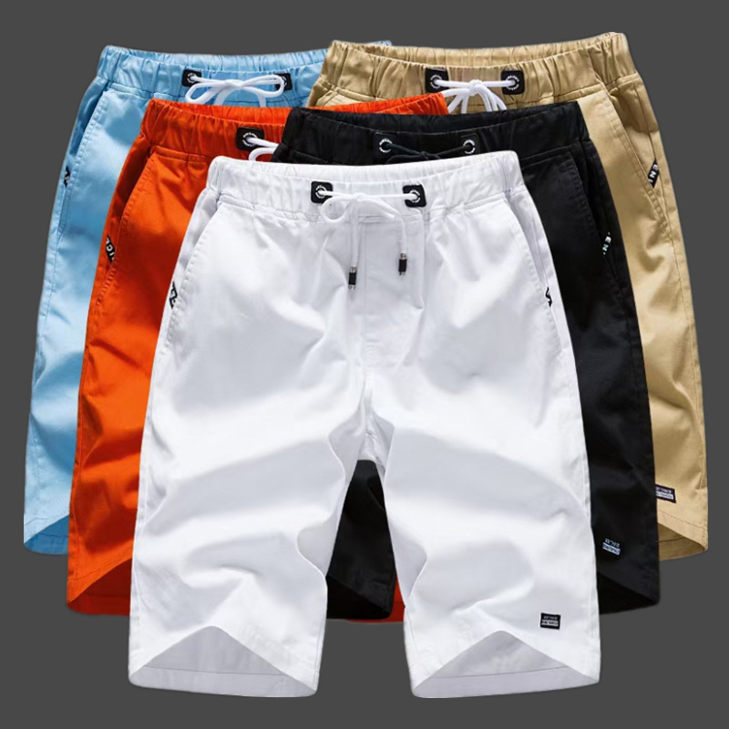 Men's Cross-border Shorts 5-point Pants Trendy Casual Shorts Loose Summer Men's Cropped Pants Beach Large Pants