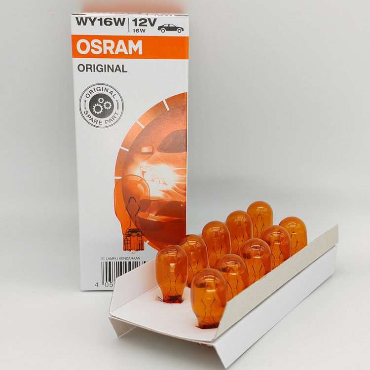 欧司朗 OSRAM 921NA 12V WY16W T15 ORIGINAL 汽车琥珀色转向灯泡