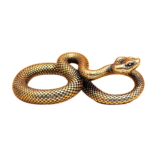 National trend snake head keychain pendant brass jewelry pendant gifts small gifts street stall New Year small gifts wholesale