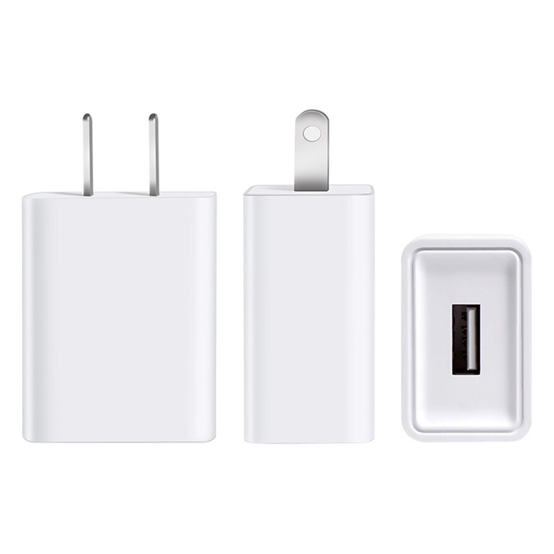 Cabezal de carga estándar de EE. UU. 5V2A, certificado por la FCC, enchufe de carga para teléfono móvil, adaptador para tableta, cabezal de cargador de carga rápida, venta al por mayor