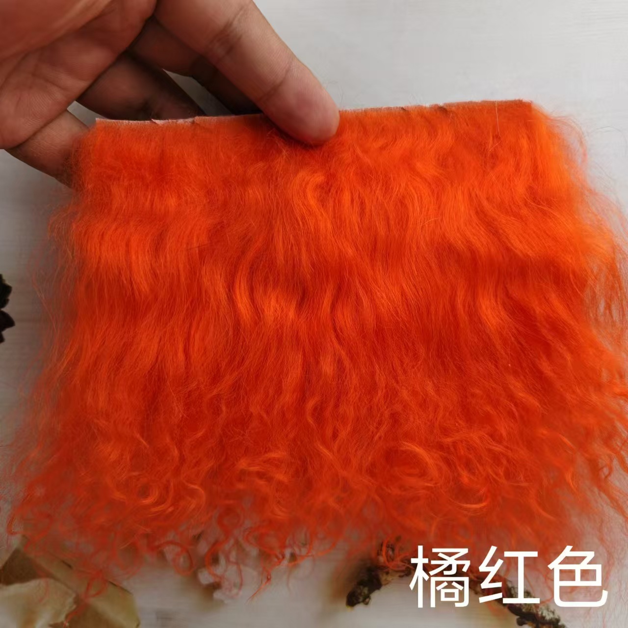 Alta calidad tan lana pelo fila bjd belleza nudo cerdo monstruo soldado monstruo ob11 Gao Ke Er multicolor 6 puntos bebé peluca