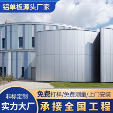 弧形铝单板幕墙 门头吊顶铝单板 氟碳喷涂金属建材 厂家直供铝板