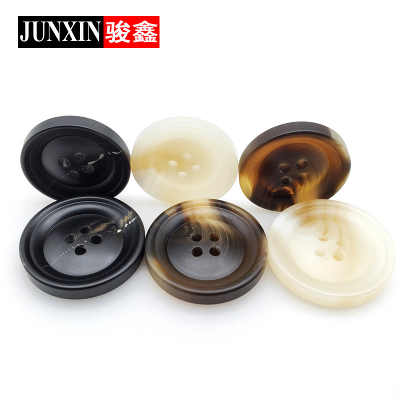 高品质树脂夹克外套纽扣女士小西服男装西装西服黑色裤子毛衣扣子