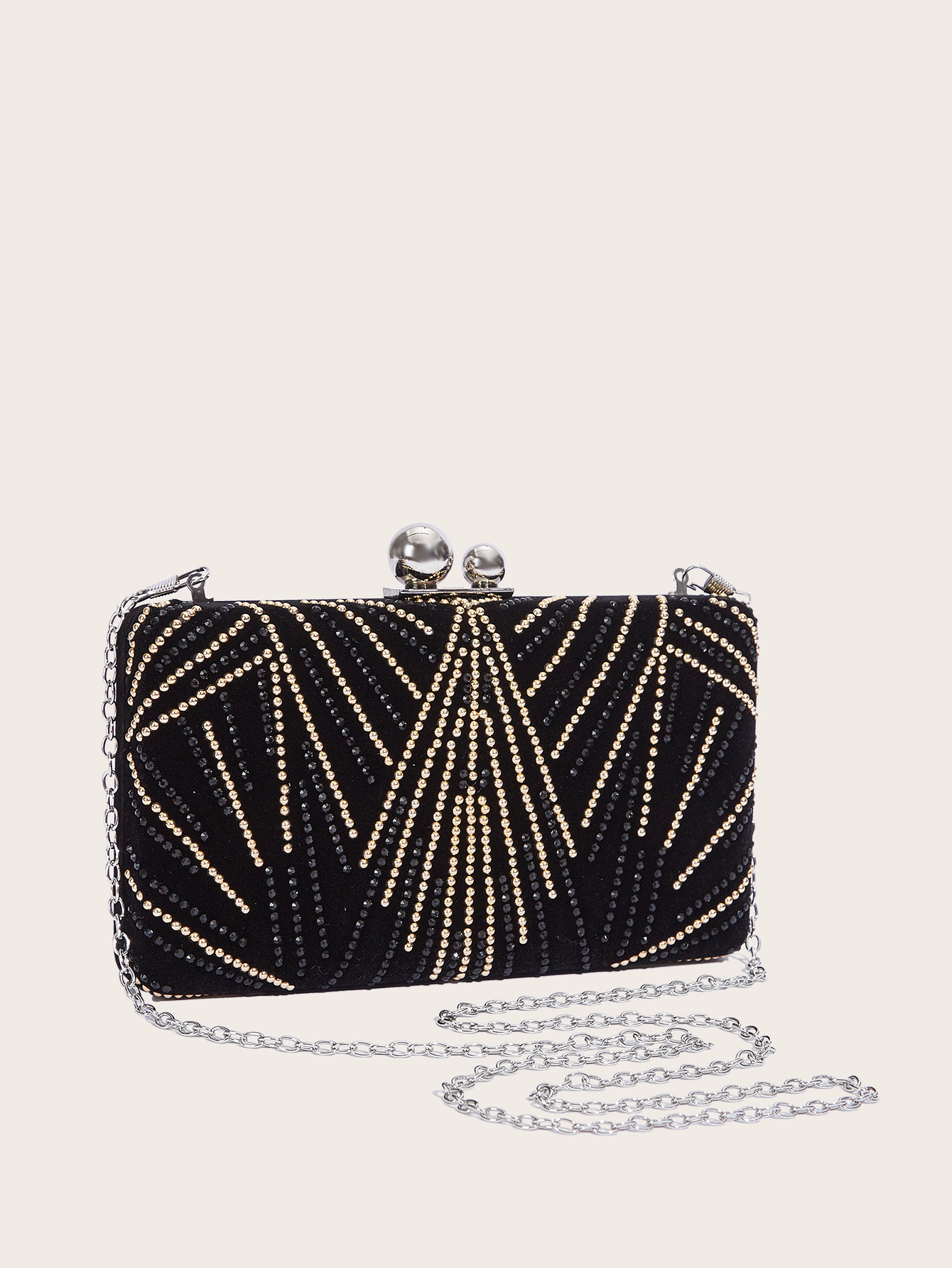 Clutch Evening Metal High-end Lock Buckle Chain Trendy New Women's Bag_voghion.com