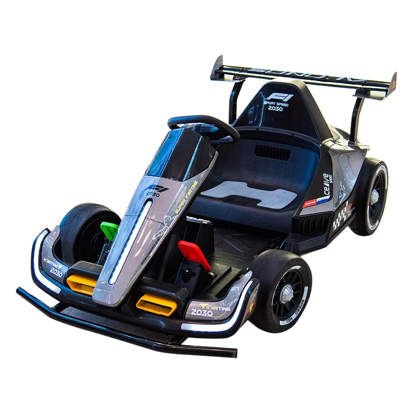 Niños eléctrico Kart drift coche control remoto pista coche eléctrico ATV diez años de edad, niño práctico coche eléctrico