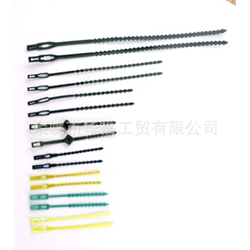 Suministro de jardín de plástico correa de amarre de la correa de unión de jardín de la correa ajustable de múltiples especificaciones y tamaños