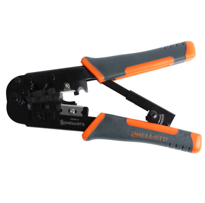 钢盾S035019网线钳剥线钳端子电讯接头压接钳6P/8P网络钳