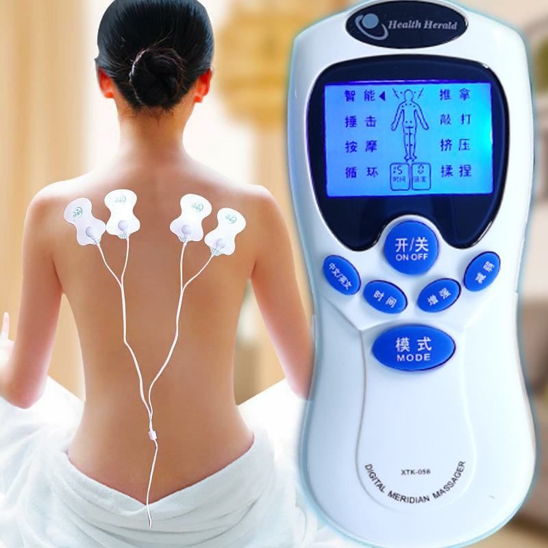 中老年脉冲按摩贴家用中低频理疗器颈腰椎背部全身经络针灸电疗仪
