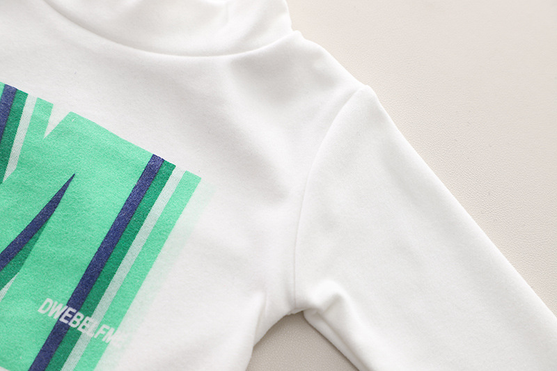 Conjunto de 3 piezas de ropa de invierno con dibujos animados, de terciopelo grueso, para bebé de un año, a la moda_voghion.com