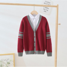 儿童毛衣开衫男女童春秋长袖针织衫外套单件小学生校服幼儿园园服
