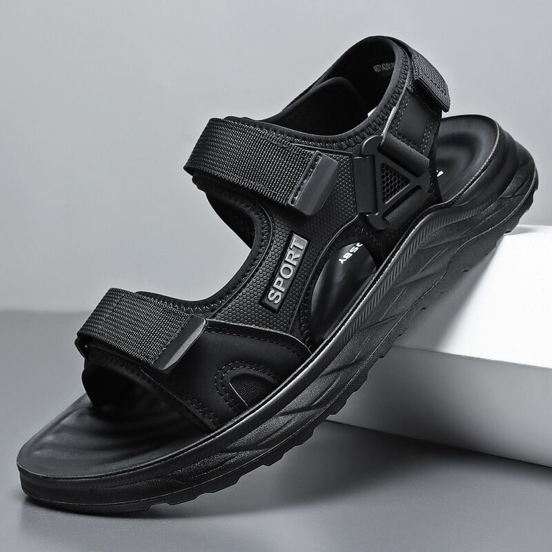Men's Sandals, Summer Comfortable Casual Shoes, Men's Soft-Soled Outdoor Beach Shoes, Water-Resistant Non-Slip Shoes, Lightweight and Versatile