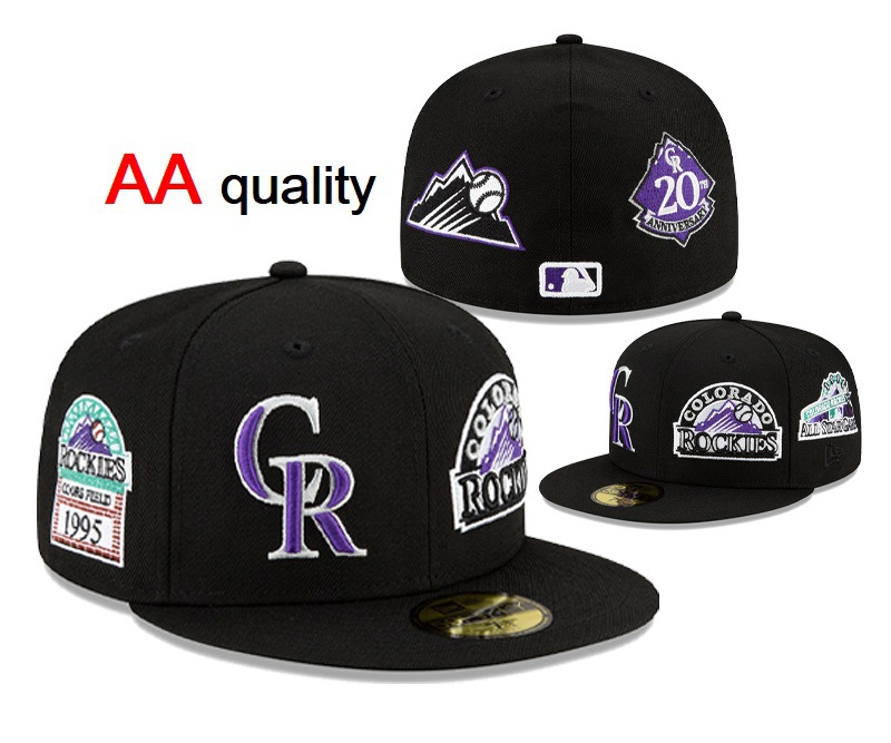 Sombrero de clase AA de alta calidad nueva gorra cerrada MLB gorra de béisbol para hombres y mujeres gorro bordado protector solar para exteriores