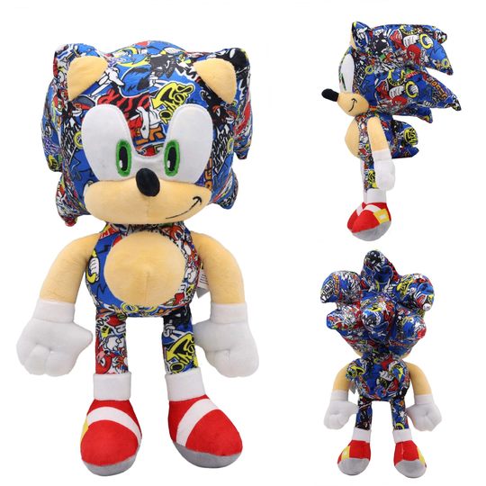 Spot wholesale New Super Sonic plush toy tarsnak hedgehog doll