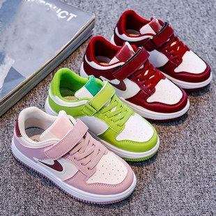 Children's Shoes 2025 New Autumn Four Seasons New Boys and Girls Sports Shoes Girls Plus Cotton Casual Shoes Basketball Shoes Trendy