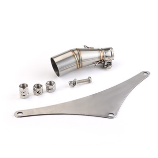 Motorcycle modified exhaust pipe rowing 250/300 stainless steel middle section xciting250 exhaust suit