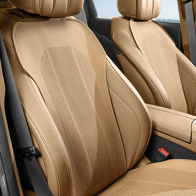 Seat cushion, seat cover | Breathable Car Seat Cushion - akiyama-chestnut-one-piece-of-backrest-for-the-front-and-rear-rows