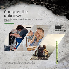 Small knife, portable design, outdoor camping, fire starter, whistle knife, survival opener, bottle opener, tea knife