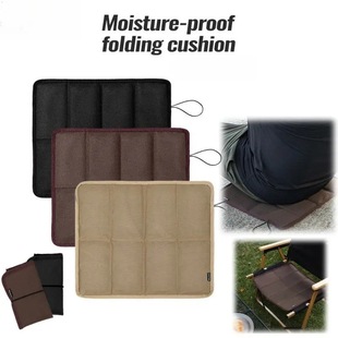 Outdoor Portable Cushion Moisture-proof Mat Camping Waterproof Thickened Sponge Mat Fishing Butt Mat Oxford Cloth Moisture-proof Mat