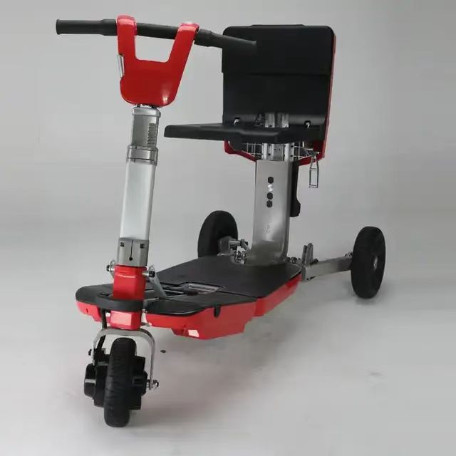 Electric Scooter, Airplane Suitcase Scooter, Three-Wheeled Electric Scooter for the Elderly, Wheelchair Electric Scooter