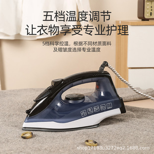 Household Multifunctional Electric Iron Household Small Water Spray Steam Ceramic Bottom with Large Water Tank Iron Machine Foreign Trade Cross-Border