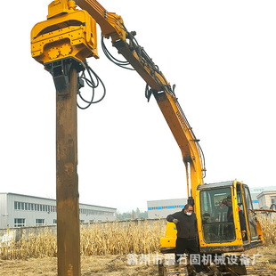 建筑工地高频打桩机 桥梁施工基础拔桩静压机 液压打桩振动锤-阿里巴巴