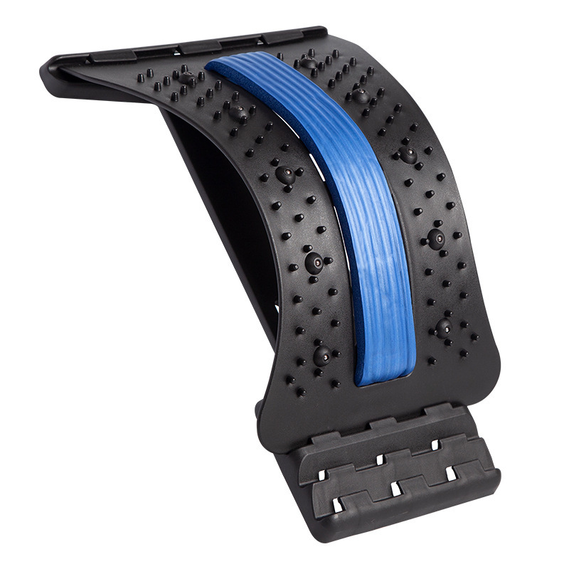Waist straightening board magnetic therapy blue
