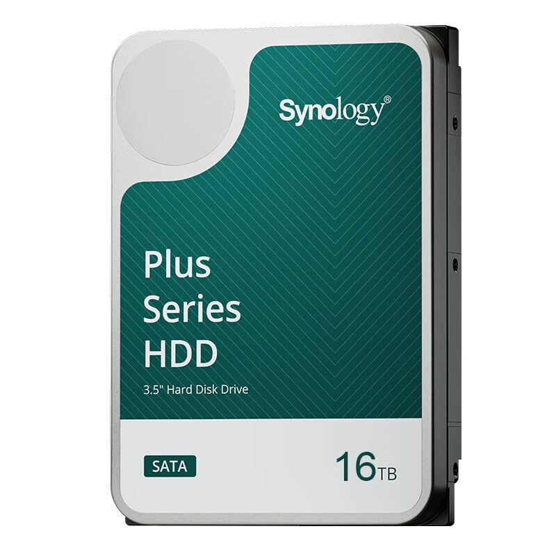 Сетевое хранилище NAS Synology, специализированный механический диск CMR вертикальный интерфейс SATA 3,5