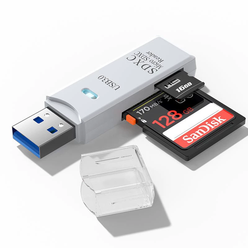 Высокоскоростной USB 3.0 кард-ридер для SD-карты, мобильного телефона, компьютера, камеры, автомобиля, TF-карты, Android, мультифункциональный OTG-адаптер
