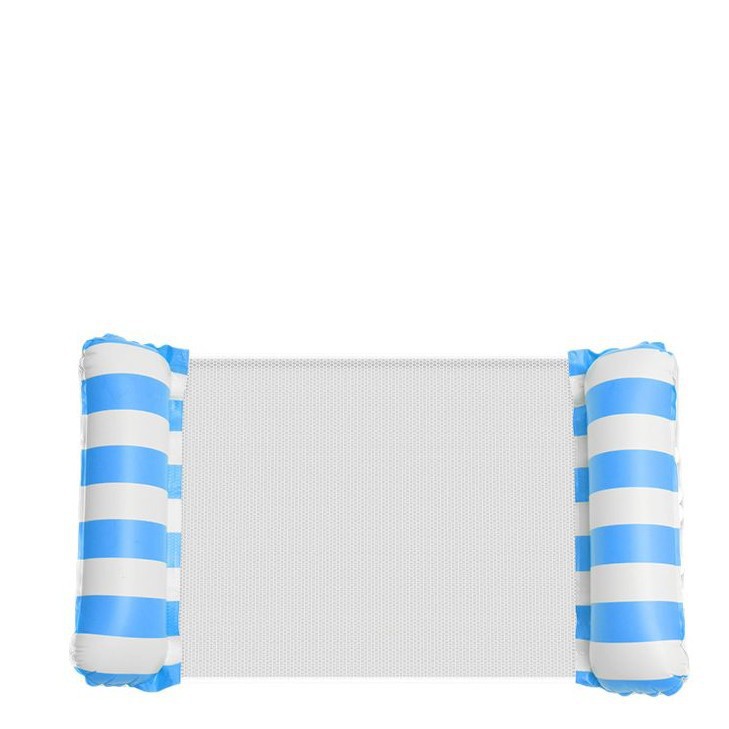 Transfronterizos inflables flotantes adultos agua inflables tumbonas arco cama flotante agua cuatro tubos hamaca inflables flotantes