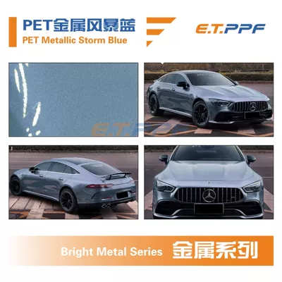Sale Car Body | Auto Color Change Film - pet-metallic-storm-blue-pet-metallic-storm-blue-152m17m
