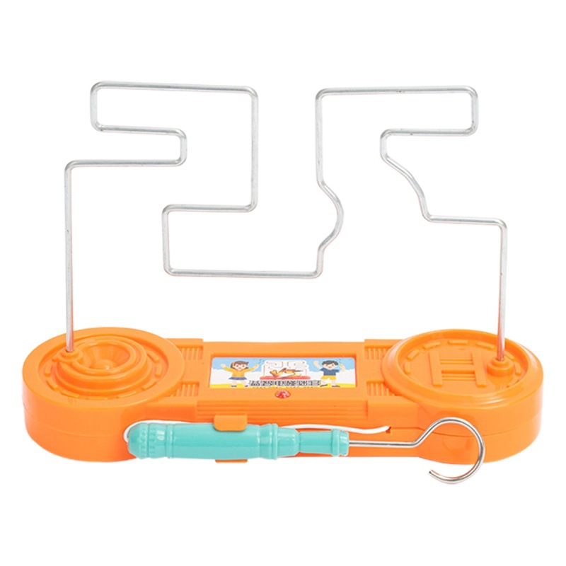 Nuevo en stock juego de inteligencia para niños eléctrico táctil laberinto línea de fuego impacto juego de concentración juguetes de entrenamiento al por mayor