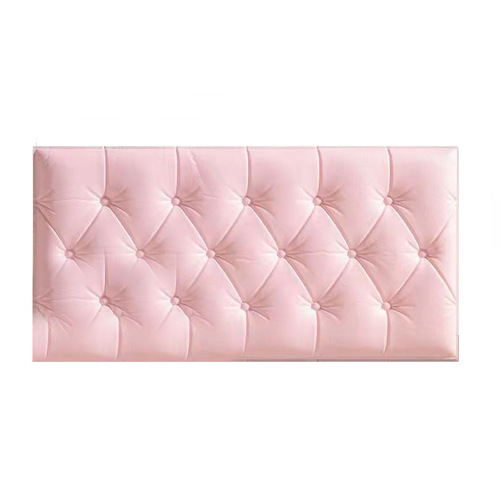 Self-adhesive 3D wall sticker, waterproof and moisture-resistant, headboard soft pack, anti-collision, warm and cozy bedroom and living room background wall, wall skirt