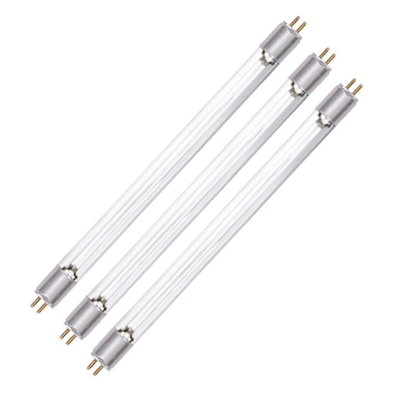 Lámpara de desinfección ultravioleta Lámpara de esterilización ultravioleta de cuarzo Lámpara de esterilización por ozono ultravioleta de tubo recto de dos agujas de doble extremo