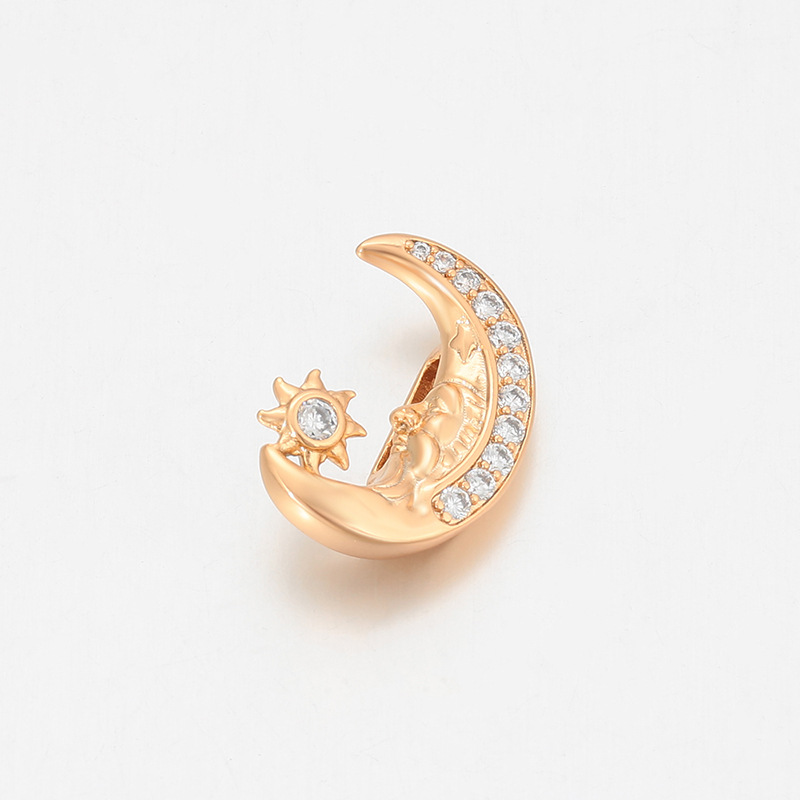 Xuping joyería nicho transfronterizo retro viento luna colgante de aleación de cobre chapado 18k colgante colgante al por mayor mujer