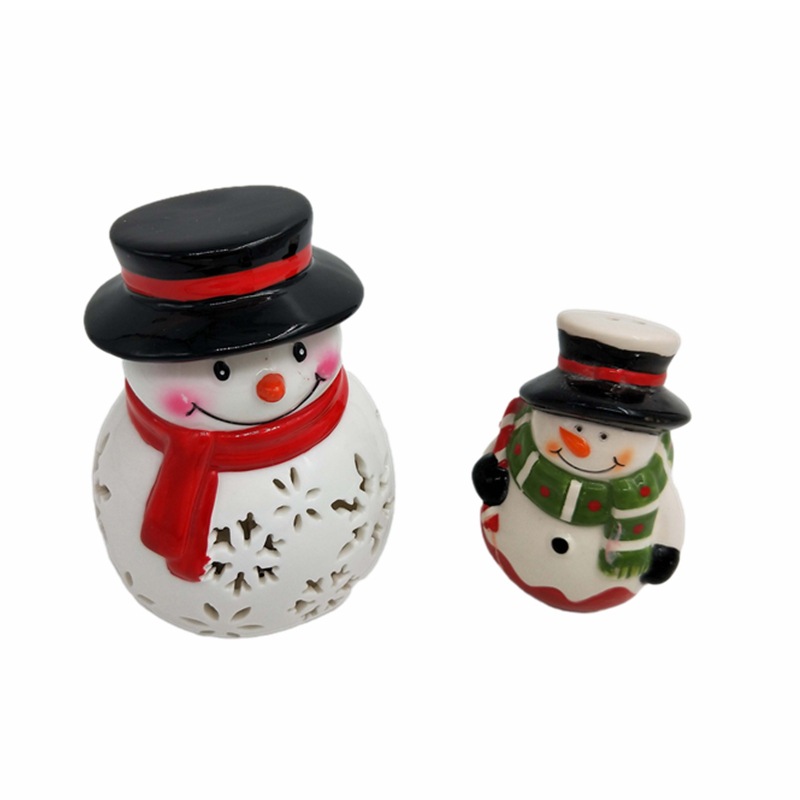 Dibujos animados forma animal olla de sal y pimienta olla de pimienta de cerámica nube blanca creativa botella de pimienta pintada a mano olla de condimento de cocina